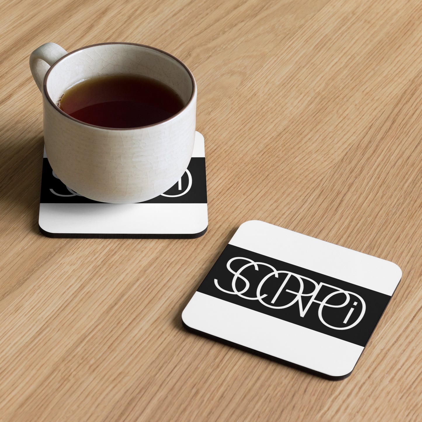 Scorpio Cork-back coaster